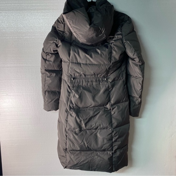 Cole Haan Puffer Coat M Signature Taffeta Down Quilted Oversize Hooded Front Zip - Picture 9 of 12